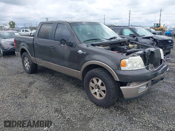 2005 Ford F-150 XLT with VIN 1FTPW12555KE71004, listed as a IAAI auction lot 42023000 with 185,051 mi miles. Bid and sale history available at carsss.com. Image 1.