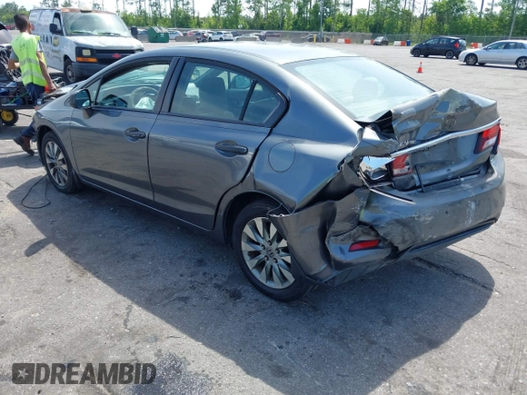 2013 Honda Civic EX with VIN 19XFB2F87DE041736, listed as a IAAI auction lot 42112475 with 184,344 mi miles and . Bid and sale history available at DreamBid. Image 3.