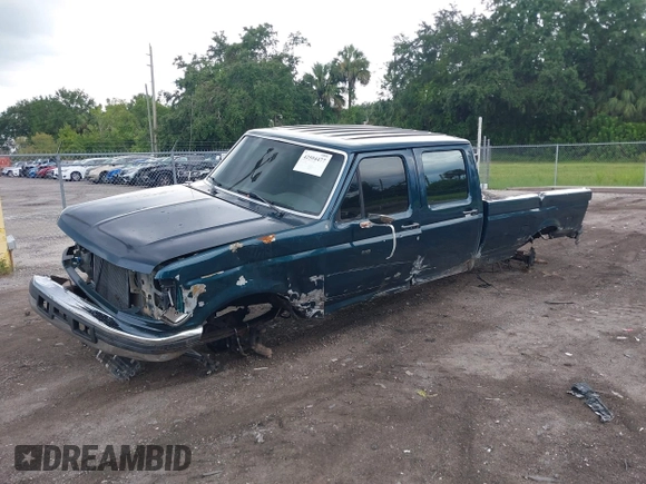1997 Ford F-350 with VIN 1FTJW36F0VEC88290, listed as a IAAI auction lot 42594477 with 230,353 mi miles and . Bid and sale history available at DreamBid. Image 2.