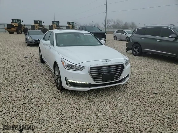 2017 Genesis G90 5.0L Ultimate with VIN KMHG54JH5HU029912, listed as a Copart auction lot 42926325 with 108,651 mi miles and Salvage Title. Bid and sale history available at carsss.com. Image 10.