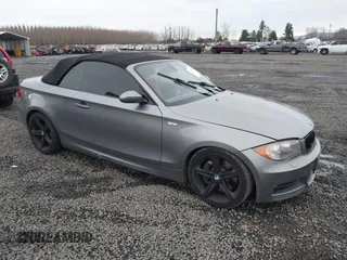 2009 BMW 1 Series 135i with VIN WBAUN93599VK40515, listed as a IAAI auction lot 41144493 with 161,676 mi miles and . Bid and sale history available at DreamBid. Image 1.