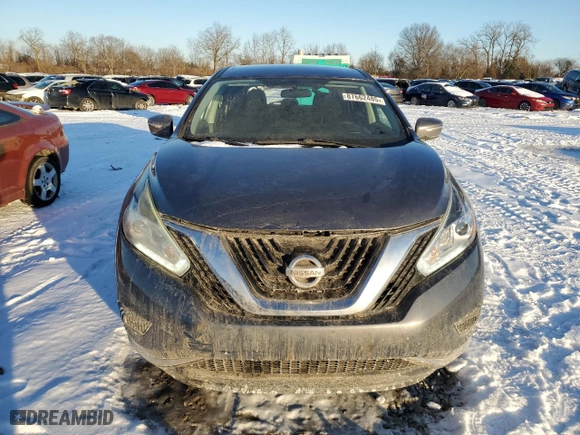 2015 Nissan Murano SV with VIN 5N1AZ2MH9FN212733, listed as a Copart auction lot 87662485 with 80,452 mi miles and Salvage Title. Bid and sale history available at carsss.com. Image 5.