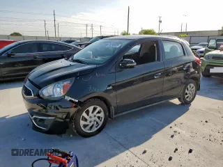 2019 Mitsubishi Mirage SE with VIN ML32A4HJ7KH011773, listed as a Copart auction lot 59205535 with 84,659 mi miles and Salvage title. Bid and sale history available at DreamBid. Image 1.