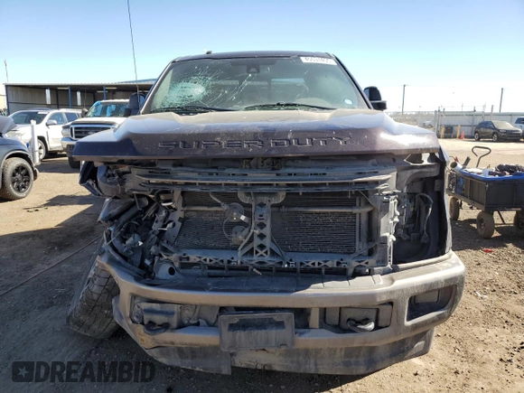 2018 Ford Super Duty F-250 SRW XL with VIN 1FT7W2BTXJEB60116, listed as a Copart auction lot 45531455 with 126,307 mi miles and Salvage Title. Bid and sale history available at carsss.com. Image 5.