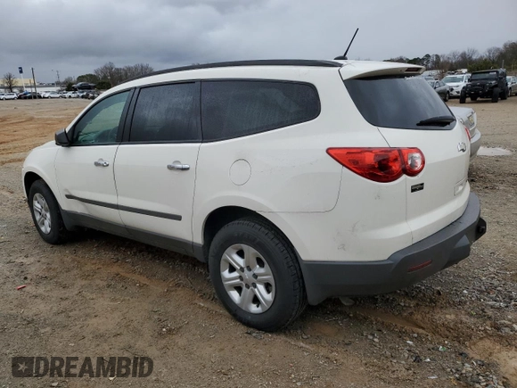 2012 Chevrolet Traverse LS with VIN 1GNKREED6CJ353291, listed as a Copart auction lot 47618165 with 150,071 mi miles and Salvage Title. Bid and sale history available at DreamBid. Image 2.