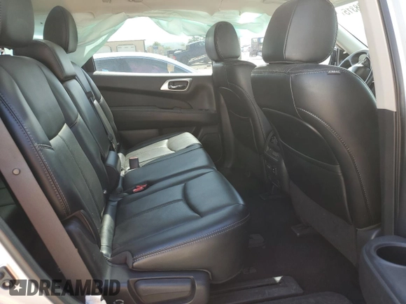2017 Nissan Pathfinder SL with VIN 5N1DR2MM2HC692588, listed as a Copart auction lot 57098315 with 58,710 mi miles and Salvage title. Bid and sale history available at DreamBid. Image 11.