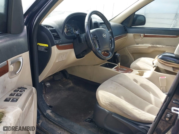 2008 Hyundai Santa Fe SE with VIN 5NMSH13E48H172073, listed as a IAAI auction lot 41758806 with 191,315 mi miles. Bid and sale history available at carsss.com. Image 5.