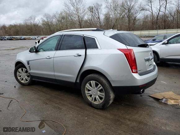 2012 Cadillac SRX Luxury Collection with VIN 3GYFNDE39CS612162, listed as a Copart auction lot 51668665 with 46,360 mi miles and Salvage Title. Bid and sale history available at carsss.com. Image 2.
