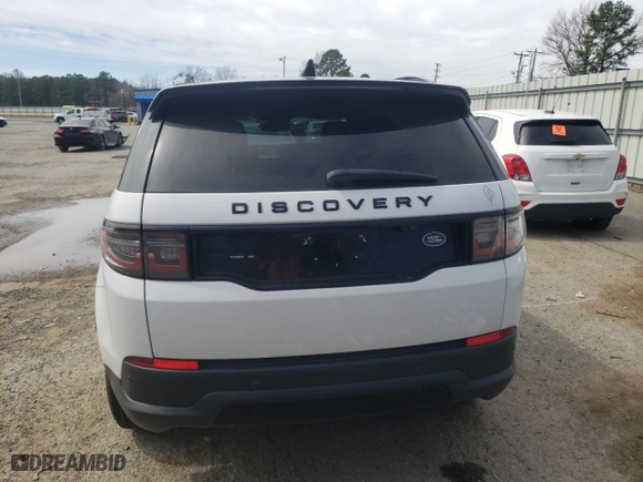 2020 Land Rover Discovery Sport SE with VIN SALCP2FX2LH849795, listed as a Copart auction lot 47853865 with 57,207 mi miles and Salvage Title. Bid and sale history available at carsss.com. Image 6.