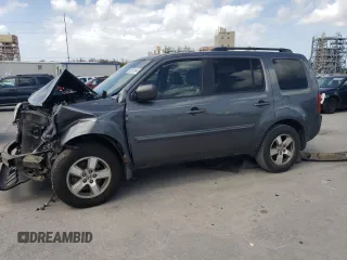2011 Honda Pilot EX-L with VIN 5FNYF3H65BB034726, listed as a Copart auction lot 49512645 with Not Provided miles and Salvage Title. Bid and sale history available at carsss.com. Image 1.
