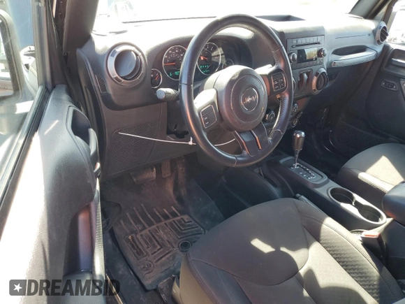 2016 Jeep Wrangler Sport with VIN 1C4AJWAG1GL288068, listed as a Copart auction lot 54255485 with 56,385 mi miles and Non Repairable. Bid and sale history available at carsss.com. Image 8.