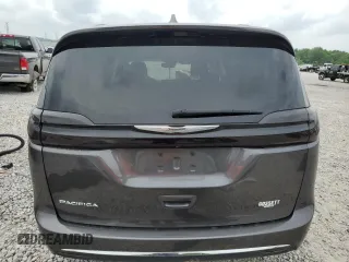 2021 Chrysler Pacifica Touring with VIN 2C4RC1FGXMR550164, listed as a Copart auction lot 57297585 with 10,222 mi miles and Salvage title. Bid and sale history available at DreamBid. Image 6.