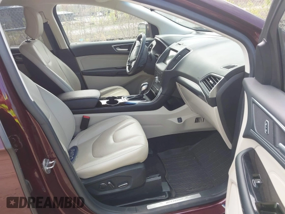 2017 Ford Edge Titanium with VIN 2FMPK4K81HBB51275, listed as a IAAI auction lot 42072543 with 90,912 mi miles. Bid and sale history available at carsss.com. Image 5.