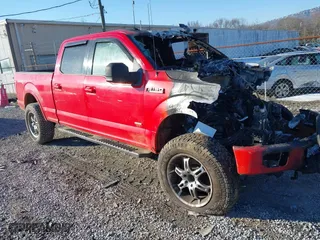 2016 Ford F-150 XLT with VIN 1FTFW1EG0GFD24822, listed as a IAAI auction lot 41292830 with 1 mi miles. Bid and sale history available at carsss.com. Image 1.