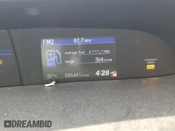 2013 Honda Civic LX with VIN 19XFB2F51DE053242, listed as a Copart auction lot 45989055 with 96,441 mi miles and Salvage title. Bid and sale history available at DreamBid. Image 9.