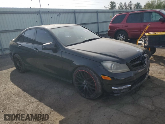 2013 Mercedes-Benz C C 250 Sport with VIN WDDGF4HB5DR268981, listed as a Copart auction lot 54486215 with Not Provided miles and Clean Title. Bid and sale history available at carsss.com. Image 4.