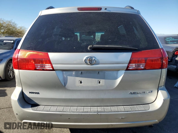2004 Toyota Sienna CE with VIN 5TDZA23C44S067354, listed as a Copart auction lot 88336205 with 228,411 mi miles and Non Repairable. Bid and sale history available at carsss.com. Image 6.