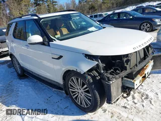 2017 Land Rover Discovery HSE with VIN SALRRBBV9HA005326, listed as a IAAI auction lot 41394044 with 108,595 mi miles. Bid and sale history available at carsss.com. Image 1.