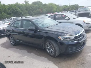 2024 Volkswagen Jetta SE with VIN 3VW7M7BU0RM059133, listed as a IAAI auction lot 42553729 with 13,091 mi miles and . Bid and sale history available at DreamBid. Image 13.