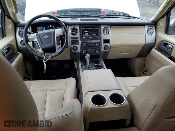 2015 Ford Expedition Limited with VIN 1FMJU2AT4FEF42061, listed as a Copart auction lot 45401745 with 216,724 mi miles and Salvage title. Bid and sale history available at DreamBid. Image 8.