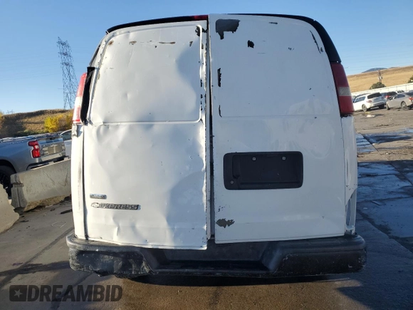 2011 Chevrolet Express Cargo Van with VIN 1GCZGUCG1B1111849, listed as a Copart auction lot 78073424 with Not Provided miles and Salvage Title. Bid and sale history available at carsss.com. Image 6.