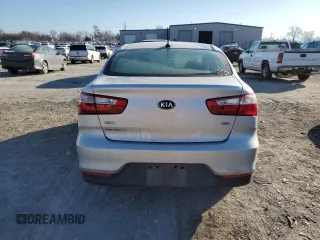 2017 Kia Rio LX with VIN KNADM4A34H6117995, listed as a Copart auction lot 41587425 with 131,941 mi miles and Salvage Title. Bid and sale history available at carsss.com. Image 6.