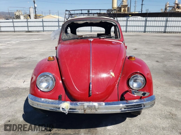 1968 Volkswagen Beetle with VIN 118428470, listed as a Copart auction lot 85266974 with Not Provided miles and Salvage Title. Bid and sale history available at DreamBid. Image 5.