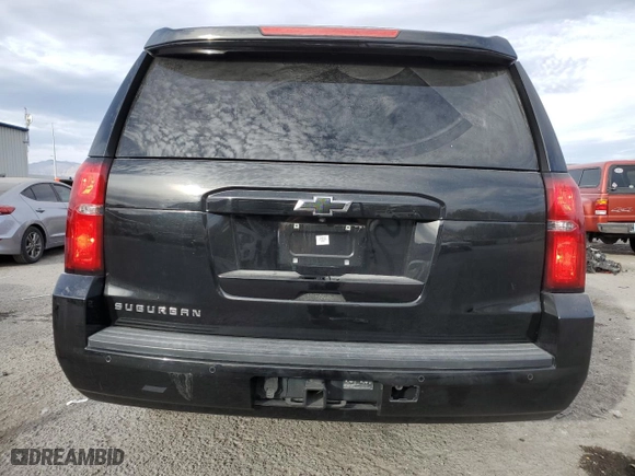 2017 Chevrolet Suburban LT with VIN 1GNSCHKCXHR233937, listed as a Copart auction lot 86526814 with 163,210 mi miles and Salvage Title. Bid and sale history available at carsss.com. Image 6.