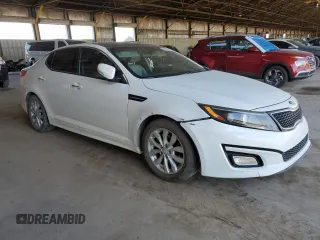 2014 Kia Optima EX z VIN 5XXGN4A71EG275210, wystawiony jako Copart lot #58095515 z przebiegiem 113 030 mil mil oraz Szkoda całkowita • Salvage title. Historia ofert i sprzedaży dostępna na DreamBid. Obrazek 4.