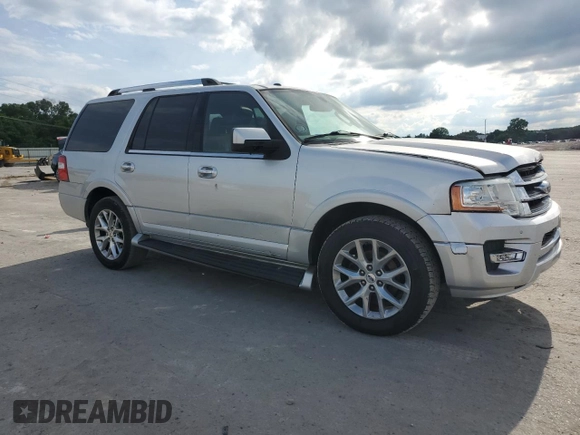2017 Ford Expedition Limited with VIN 1FMJU1KTXHEA53014, listed as a Copart auction lot 58730125 with 152,061 mi miles and Salvage title. Bid and sale history available at DreamBid. Image 4.