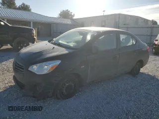 2017 Mitsubishi Mirage ES z VIN ML32F3FJ1HHF15746, wystawiony jako Copart lot #42961715 z przebiegiem 66 405 mil mil oraz Szkody całkowita. Historia ofert i sprzedaży dostępna na DreamBid. Obrazek 1.