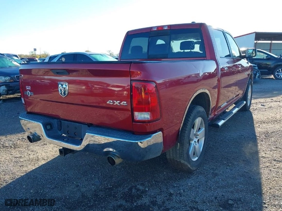 2009 Dodge Ram 1500 SLT with VIN 1D3HV13T99S718137, listed as a IAAI auction lot 40863172 with 159,564 mi miles. Bid and sale history available at carsss.com. Image 4.