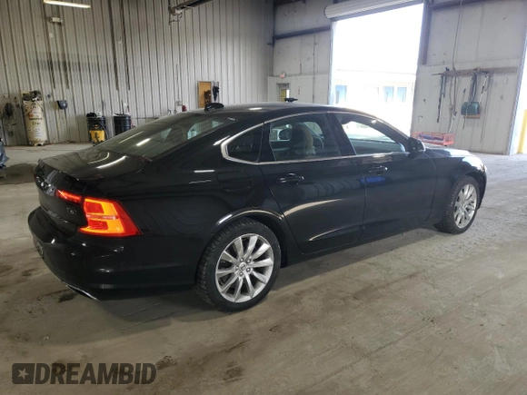 2017 Volvo S90 Momentum with VIN YV1A22MK4H1003683, listed as a Copart auction lot 52004935 with 91,572 mi miles and Salvage Title. Bid and sale history available at carsss.com. Image 3.