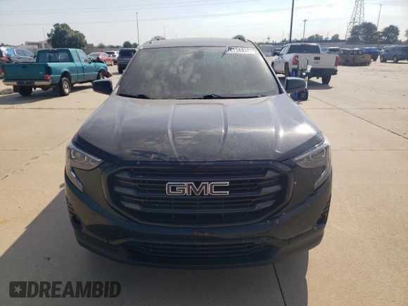 2019 GMC Terrain SLT with VIN 3GKALPEX9KL373476, listed as a Copart auction lot 76734034 with 0 mi miles and Salvage Title. Bid and sale history available at carsss.com. Image 5.
