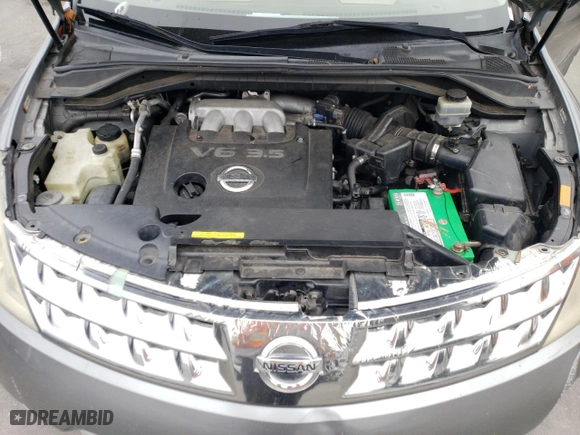 2007 Nissan Murano S with VIN JN8AZ08WX7W626069, listed as a Copart auction lot 64867864 with 135,636 mi miles and Salvage Title. Bid and sale history available at carsss.com. Image 11.