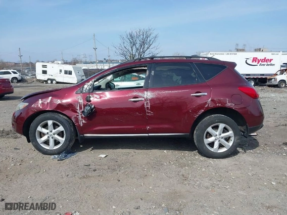 2009 Nissan Murano S with VIN JN8AZ18W49W131035, listed as a IAAI auction lot 41791729 with NaN miles. Bid and sale history available at carsss.com. Image 13.