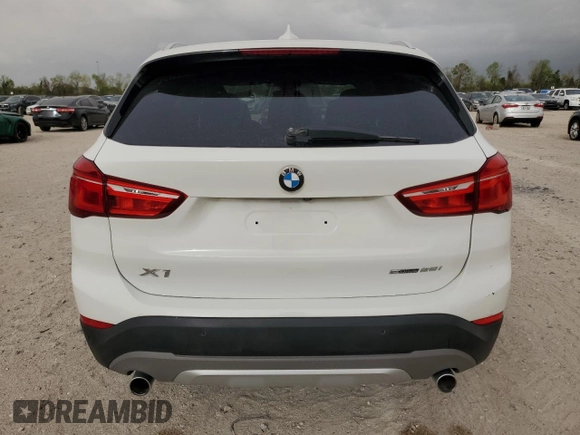 2019 BMW X1 sDrive28i with VIN WBXHU7C57K3H44192, listed as a Copart auction lot 49882335 with 79,350 mi miles and Salvage Title. Bid and sale history available at carsss.com. Image 6.