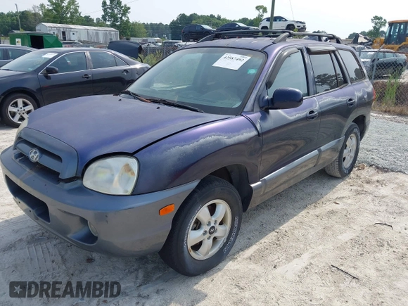 2005 Hyundai Santa Fe GLS with VIN KM8SC13D55U914499, listed as a IAAI auction lot 42587492 with 198,141 mi miles and . Bid and sale history available at DreamBid. Image 2.