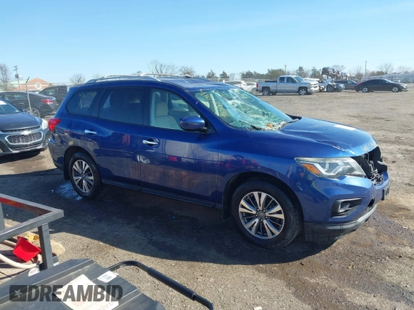 2017 Nissan Pathfinder SV with VIN 5N1DR2MM4HC631842, listed as a IAAI auction lot 41650606 with 148,956 mi miles. Bid and sale history available at carsss.com. Image 14.