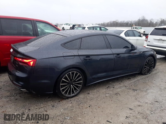 2023 Audi A5 Sportback Premium Plus with VIN WAUCBCF59PA025041, listed as a Copart auction lot 84925164 with 32,881 mi miles and Salvage Title. Bid and sale history available at carsss.com. Image 3.
