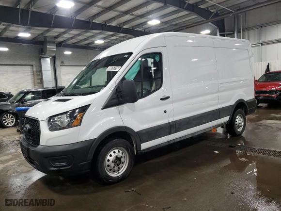 2023 Ford Transit Cargo Van with VIN 1FTBR2C89PKB54006, listed as a Copart auction lot 88075795 with 22,402 mi miles and Clean Title. Bid and sale history available at carsss.com. Image 1.