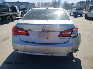 2014 Acura RLX with VIN JH4KC1F35EC001107, listed as a Copart auction lot 46347735 with 248,184 mi miles and Salvage Title. Bid and sale history available at carsss.com. Image 6.