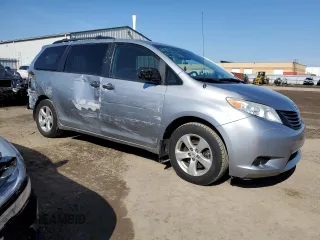 2014 Toyota Sienna L with VIN 5TDZK3DC9ES476369, listed as a Copart auction lot 48244165 with 123,574 mi miles and Salvage Title. Bid and sale history available at carsss.com. Image 4.