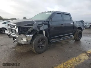 2014 Ram 2500 SLT with VIN 3C6UR5DL7EG300038, listed as a Copart auction lot 51114655 with 108,336 mi miles and Salvage Title. Bid and sale history available at carsss.com. Image 1.
