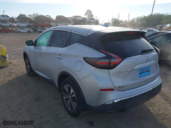 2019 Nissan Murano S with VIN 5N1AZ2MJ4KN160974, listed as a IAAI auction lot 41885386 with 46,928 mi miles. Bid and sale history available at carsss.com. Image 3.