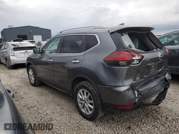 2020 Nissan Rogue S with VIN JN8AT2MV7LW135429, listed as a Copart auction lot 48258855 with 44,973 mi miles and Salvage Title. Bid and sale history available at carsss.com. Image 2.