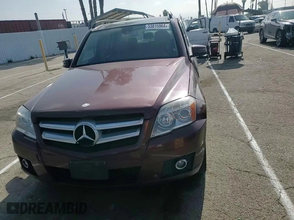 2010 Mercedes-Benz GLK 350 with VIN WDCGG8HBXAF508578, listed as a Copart auction lot 53815964 with 105,867 mi miles and Clean Title. Bid and sale history available at DreamBid. Image 12.