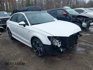 2020 Audi A3 Sedan S line Premium with VIN WAUBEGFF8LA102639, listed as a IAAI auction lot 41173254 with 51,041 mi miles. Bid and sale history available at carsss.com. Image 1.