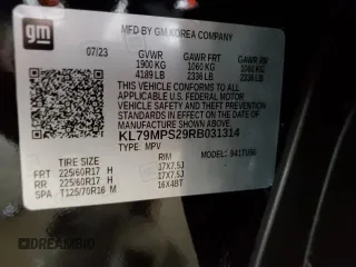 2024 Chevrolet TrailBlazer LT with VIN KL79MPS29RB031314, listed as a Copart auction lot 50805795 with 16,503 mi miles and Salvage Title. Bid and sale history available at DreamBid. Image 14.