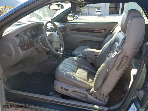 2002 Chrysler Sebring LXi with VIN 1C3EL55R82N248623, listed as a Copart auction lot 76912814 with 114,705 mi miles and Clean Title. Bid and sale history available at carsss.com. Image 7.